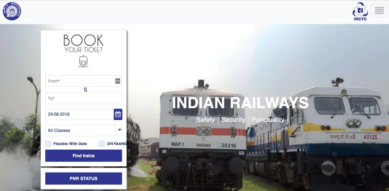 IRCTC started there ticket booking services from today for train