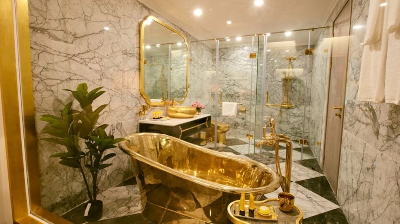 World's First Gold-Plated Hotel in Vietnam | Checkout the per night cost