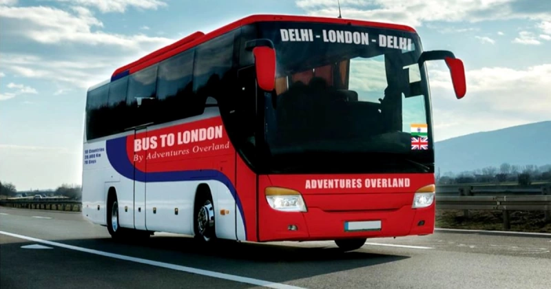 Experience 70 Days Epic Bus Journey from Delhi to London 