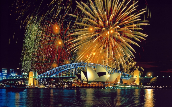New Year celebration in Sydney Australia