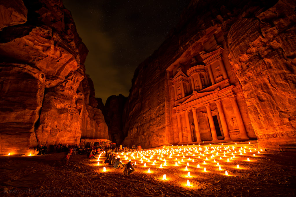  Petra by the night