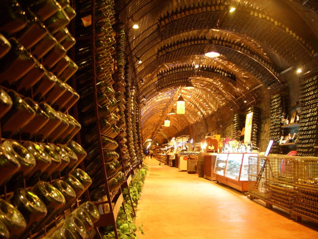 wine tunnel